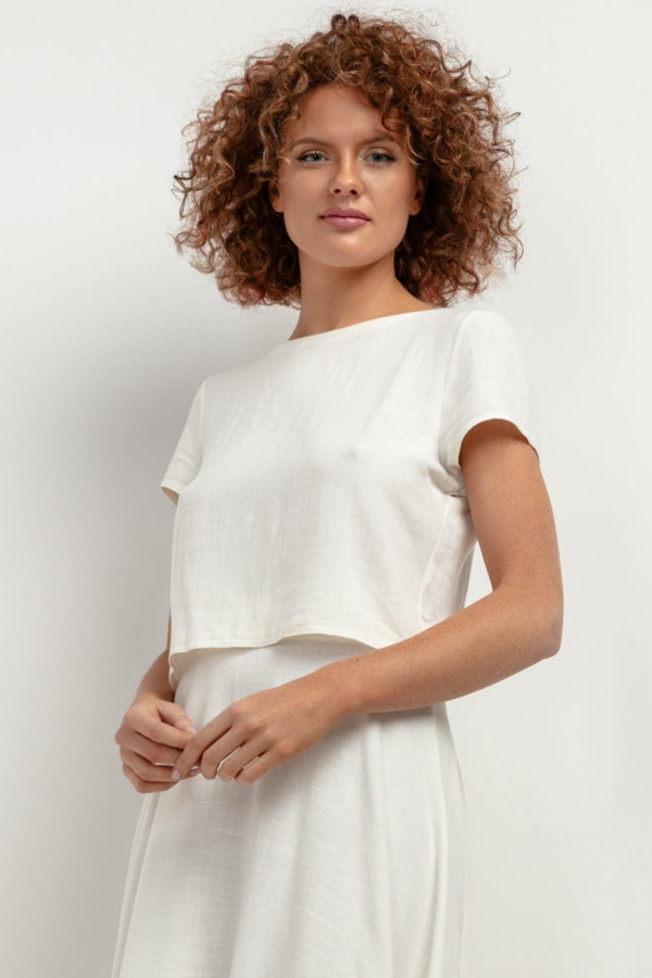white - Blouse model 198538 Tessita U704-198538