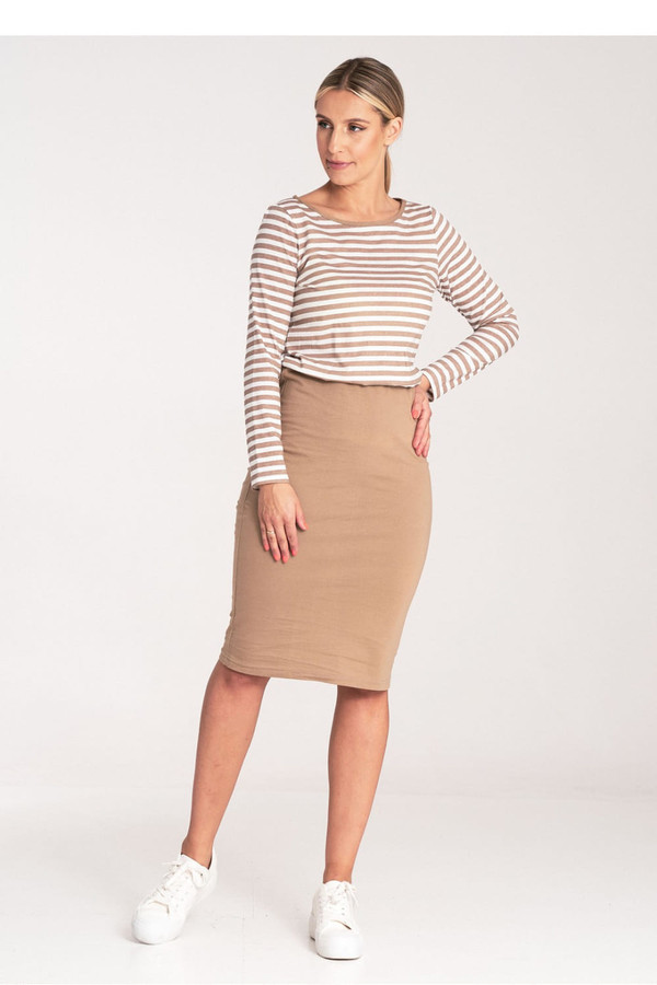 beige - Daydress model 203150 Figl U704-203150