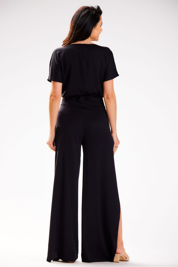 black - Women trousers model 181096 awama U704-181096