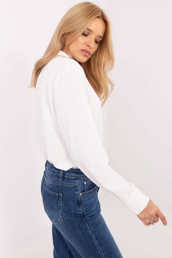 beige - Long sleeve shirt model 204360 Italy Moda U704-204360