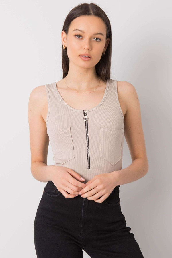 beige - T-shirt model 167390 Italy Moda U704-167390