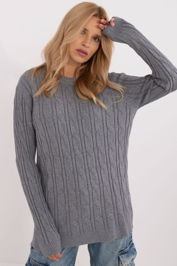grey - Jumper model 199528 AT U704-199528