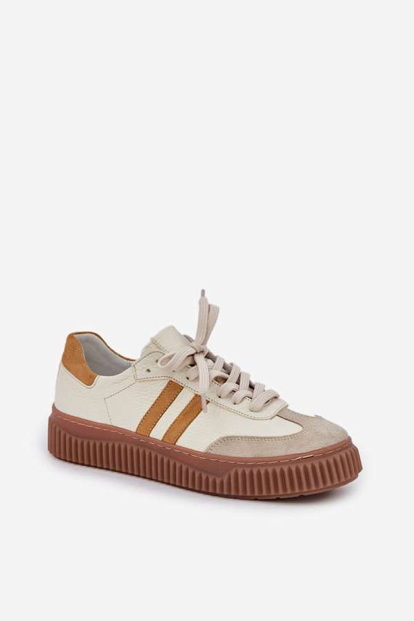 beige - Sport Shoes model 208542 Step in style U704-208542
