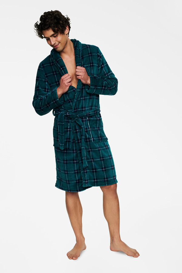 navy blue - Bathrobe model 170149 Henderson U704-170149
