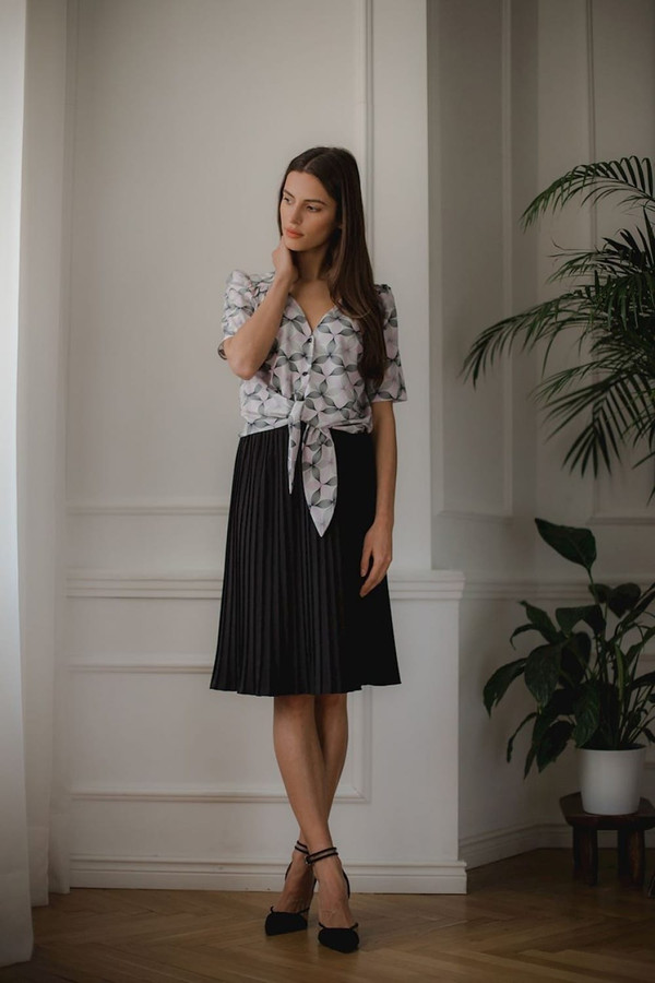 multicolor - Short sleeve shirt model 143907 Lenitif U704-143907