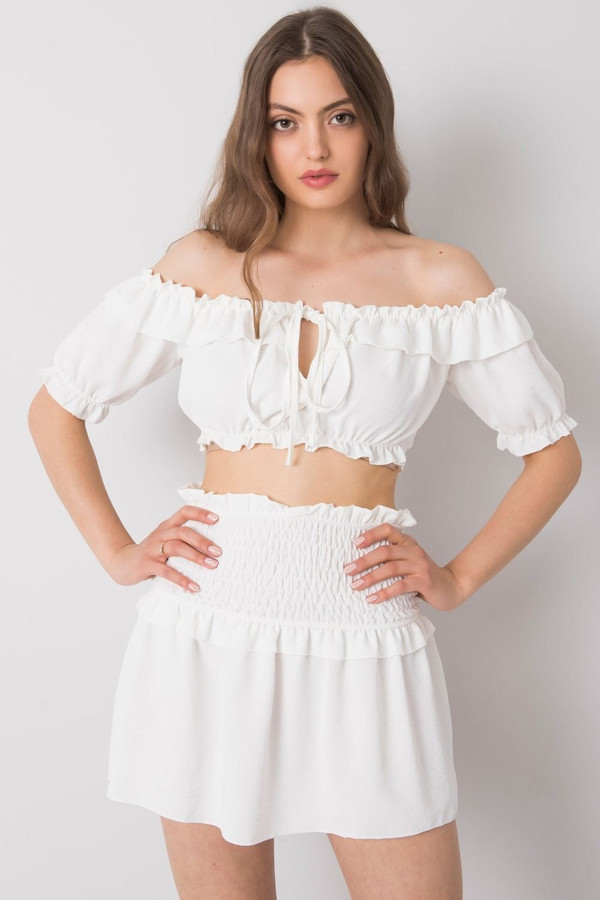 white - Blouse model 167519 Och Bella U704-167519