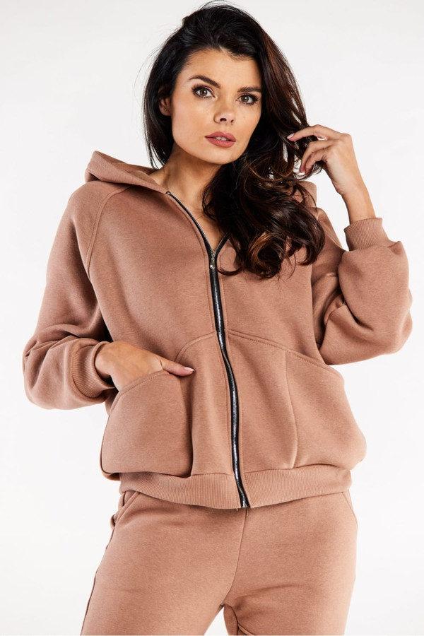 beige - Sweatshirt model 188033 Infinite You U704-188033