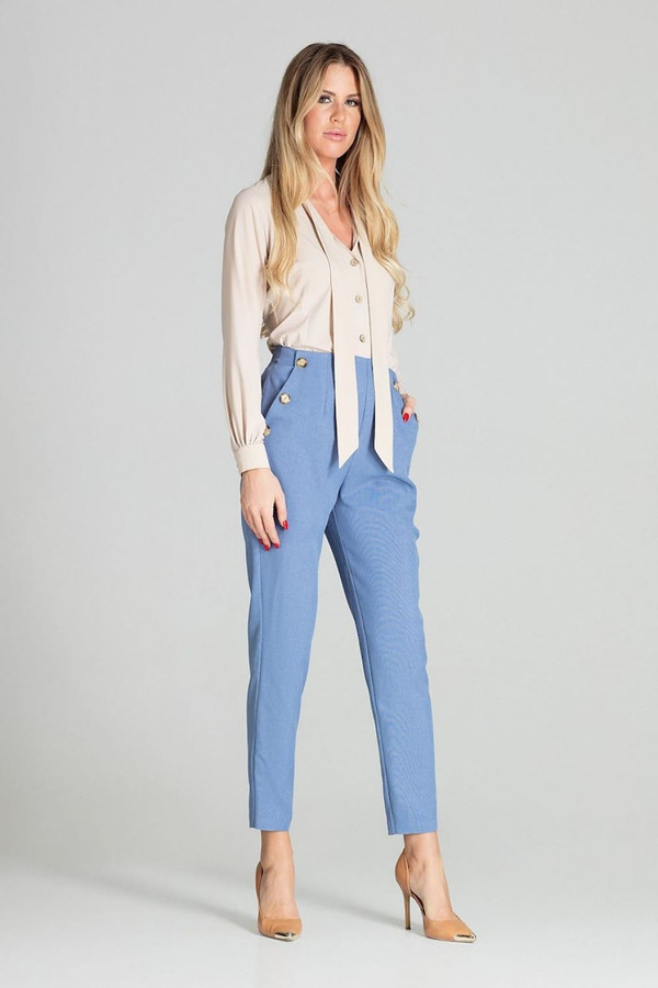 beige - Shirt model 141749 Figl U704-141749