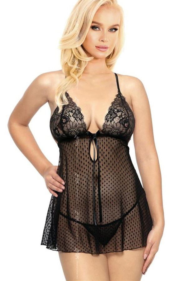 black - Sexy set model 206888 SoftLine Collection U704-206888