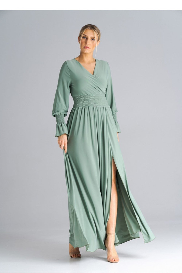 green - Daydress model 180859 Figl U704-180859