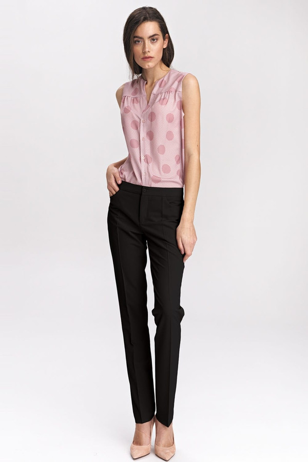 black - Women trousers model 142057 Nife U704-142057