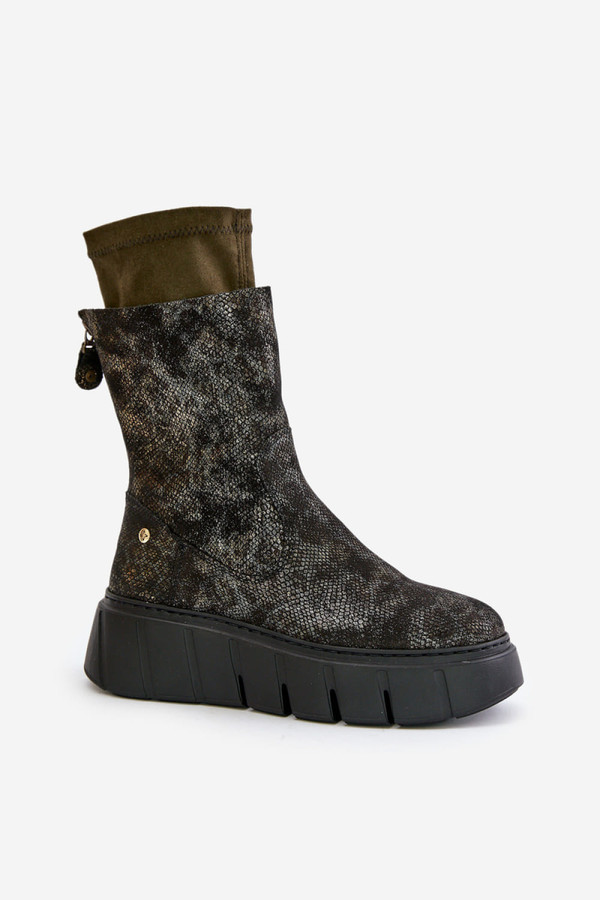 green - Boots model 202804 Step in style U704-202804