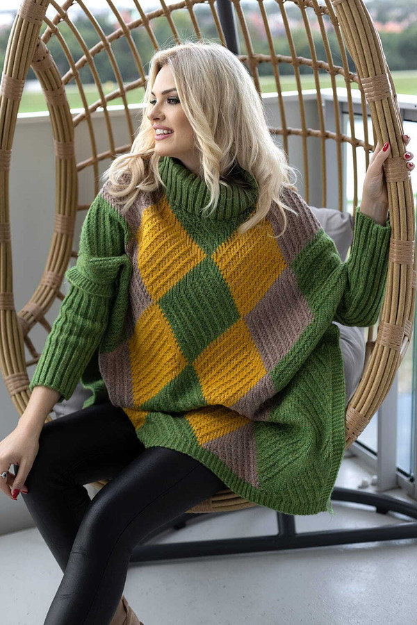 multicolor - Turtleneck model 171305 PeeKaBoo U704-171305