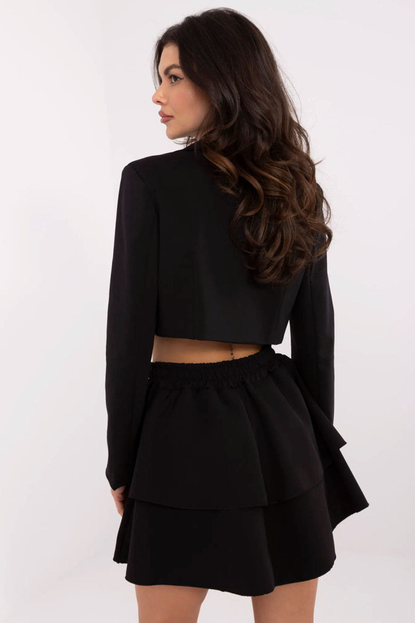 black - Short skirt model 209209 Italy Moda U704-209209