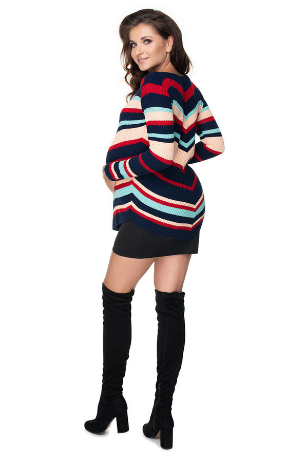navy blue - Pregnancy sweater model 135980 PeeKaBoo U704-135980