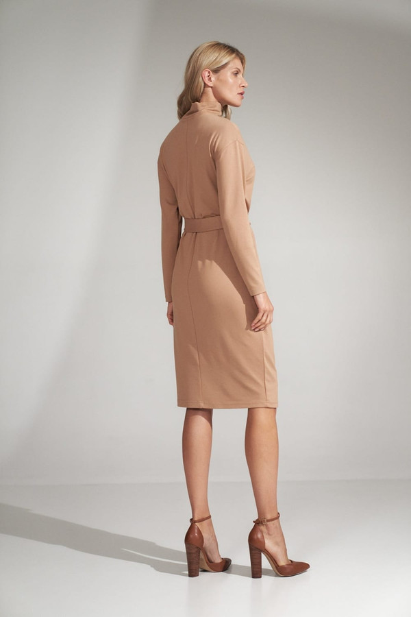 beige - Daydress model 150442 Figl U704-150442