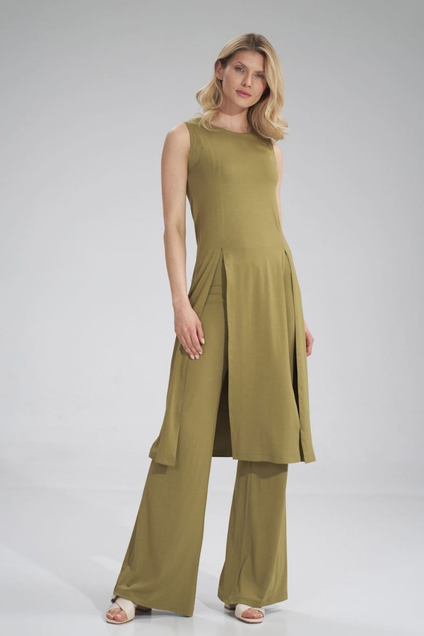 green - Tunic model 155916 Figl U704-155916