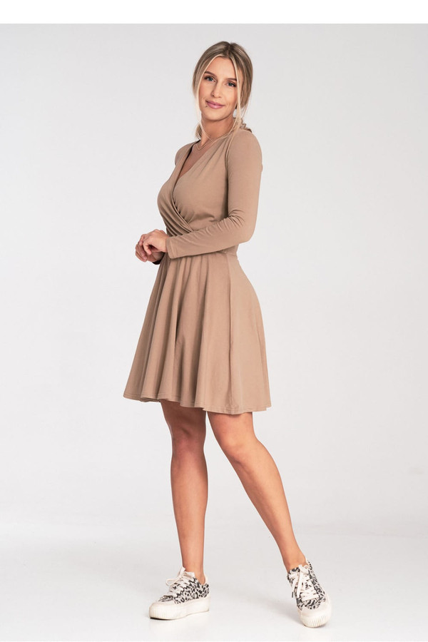 beige - Daydress model 203142 Figl U704-203142