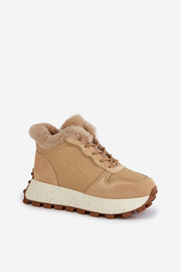 beige - Sport Shoes model 203918 Step in style U704-203918