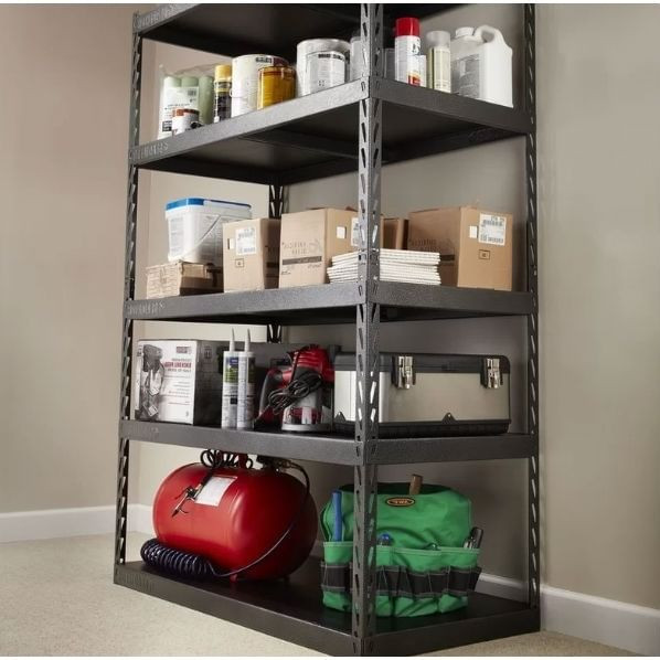 Heavy Duty 48-inch Wide 5-Shelf Metal Shelving Unit Q280-GZECKSR149881