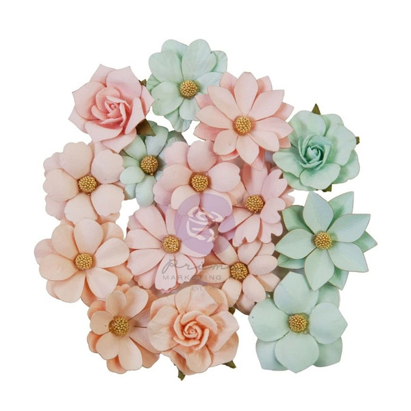 Prima Marketing Mulberry Paper Flowers Dulce Miel Miel N274-NM01670667_b2b