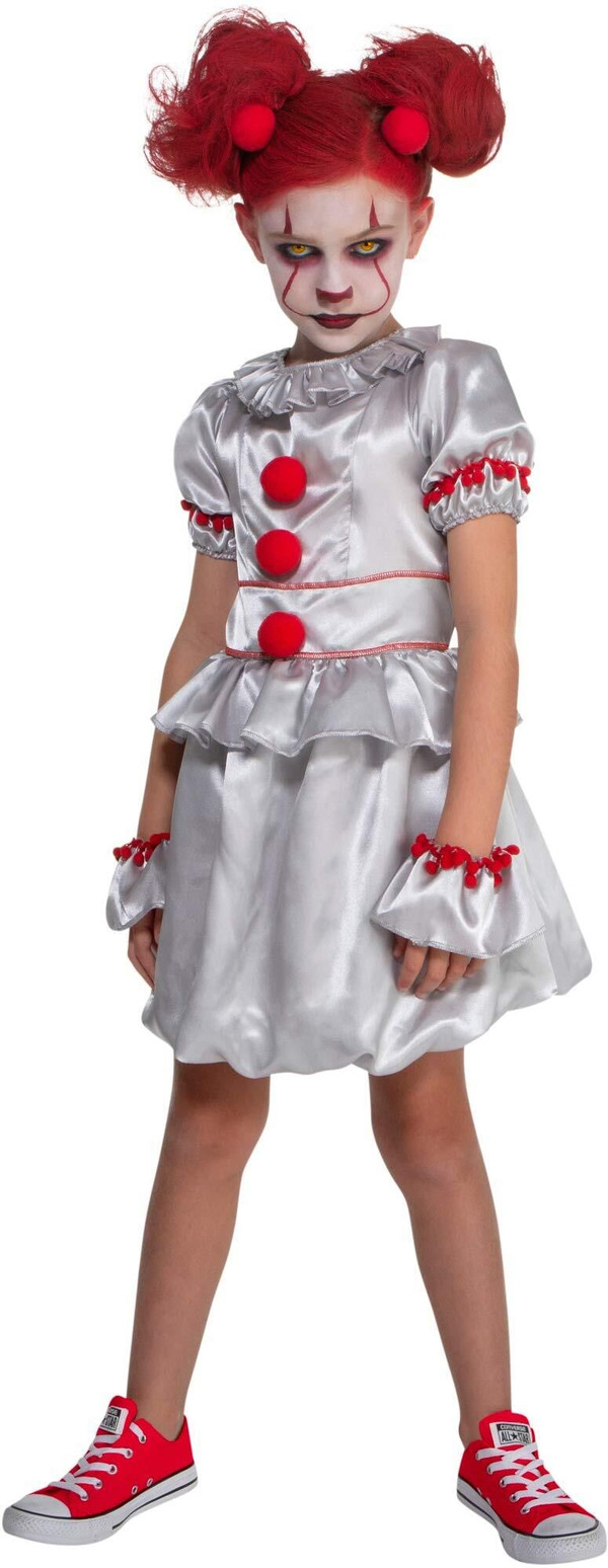 Studio Halloween Girls Evil Terror Clown Child Medium 8 10 Month N274-FC01314535