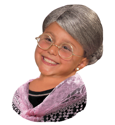 Studio Halloween Child Old Lady With Bun Kit N274-FC01312999