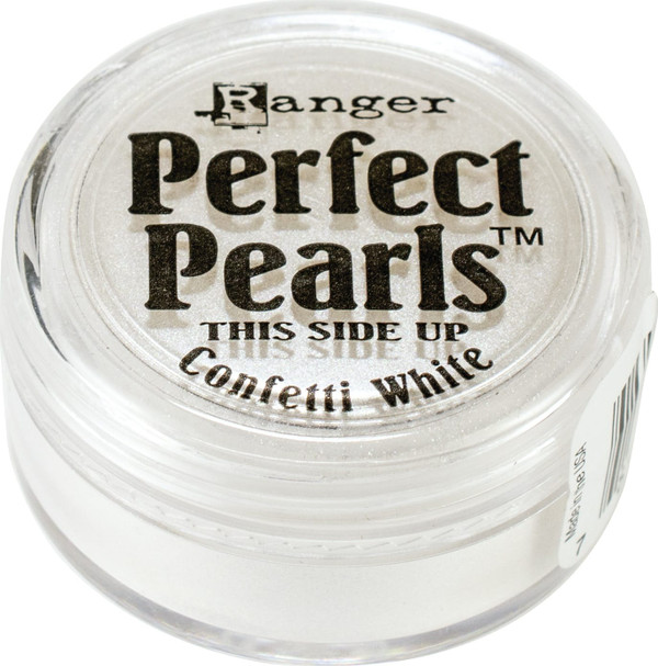 Ranger Perfect Pearls Pigment Powder .25oz Confetti White N274-FC01036807