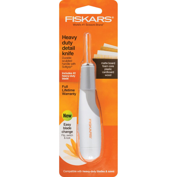 Fiskars Heavy Duty Detail Knife W 2 Heavy Duty Blade N274-FC01057067