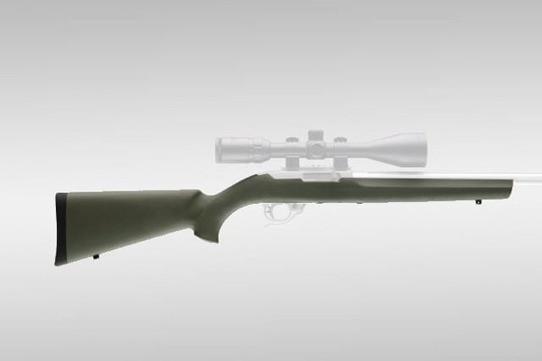 Hogue Ruger 10/22 Rubber OverMolded Stock with .920" Diameter Barrel (OD Green) M119-22210