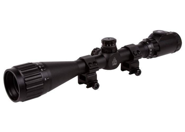 UTG 4-16x40 AO Rifle Scope, EZ-TAP, Illuminated Mil-Dot Reticle, 1/4 MOA, 1" Tube, See-Thru Weaver  P892-PY-A-4777