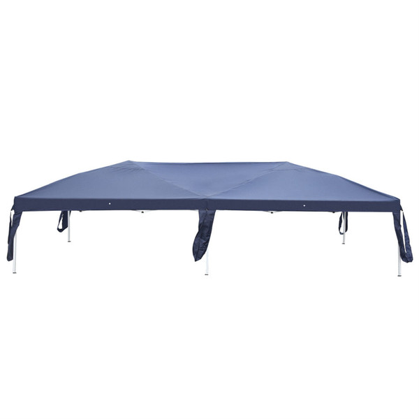 US Outdoor Folding Tent Adjustable Height Camping Waterproof Sun Shelter Tent 3 x 6m Blue K484-POU_09QKG9LG_US
