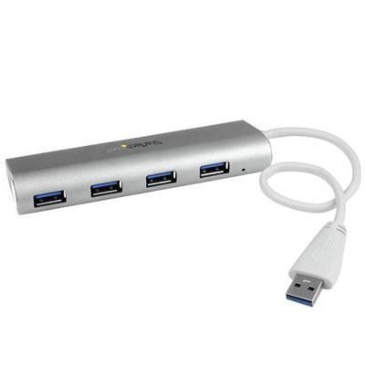 4Pt USB 3.0 Hub w Built In Cbl P595-ST43004UA