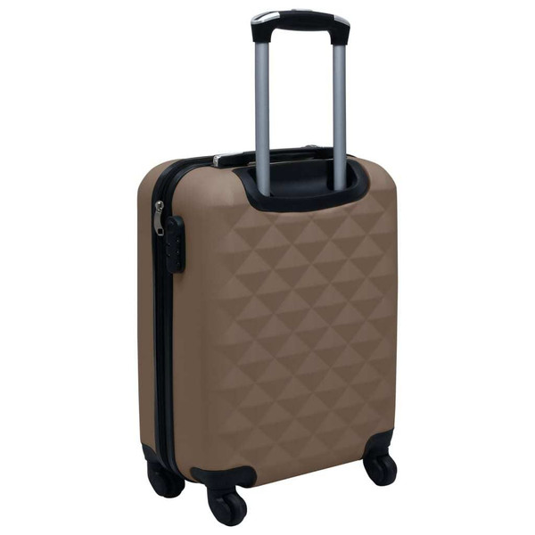 Hardcase Trolley Set 2 pcs Brown ABS A949-92433