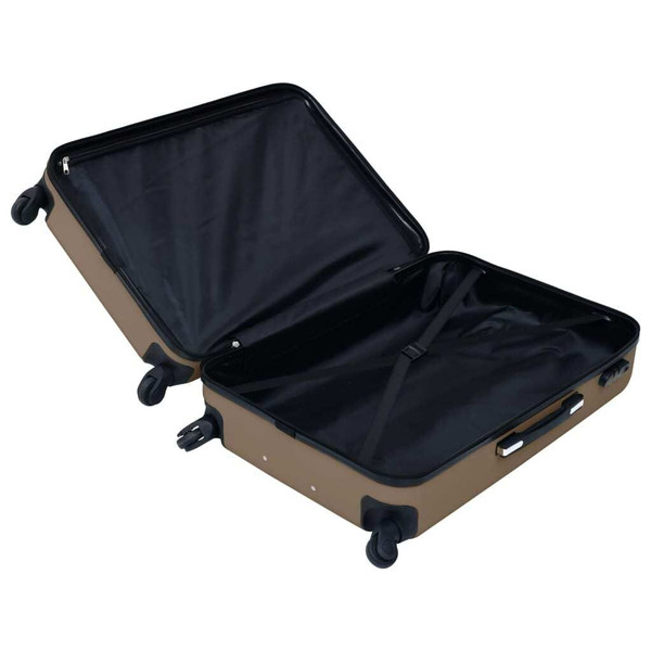 Hardcase Trolley Set 2 pcs Brown ABS A949-92433