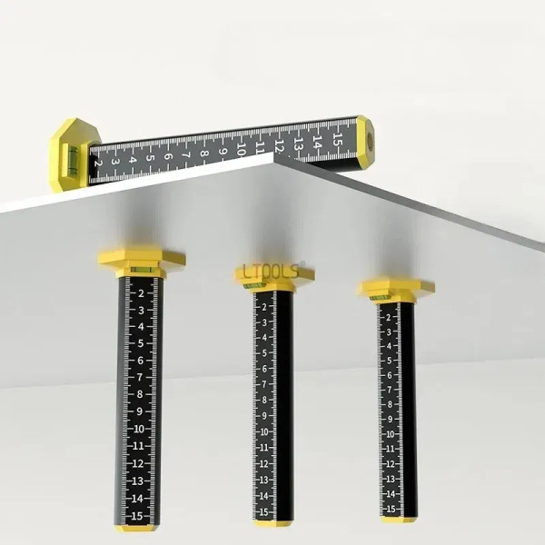Color: GRAY - Light Steel Keel Suspended Ceiling Leveling Special Ruler Equal Height Level Ruler Du F640-12000037755075926