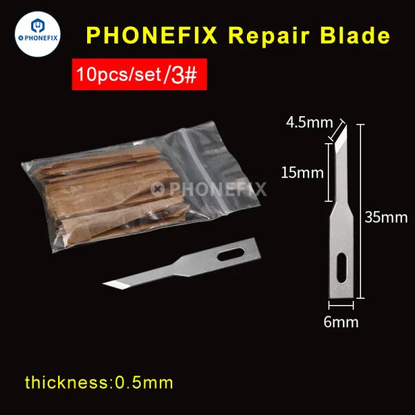 Color: GOLD - 10pcs #4A #11 #18 Scalpel Knife Blades Engraving Non-Slip Metal Scalpel Knife Replace F640-12000037981841284