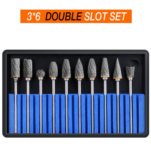 10 sets of 3*6 tungsten steel grinding head Q119-CJJZGJGJ00321