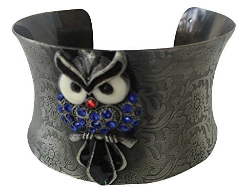 Halloween Wholesalers Metal Wristb and with Owl and Stones N274-FC01100348