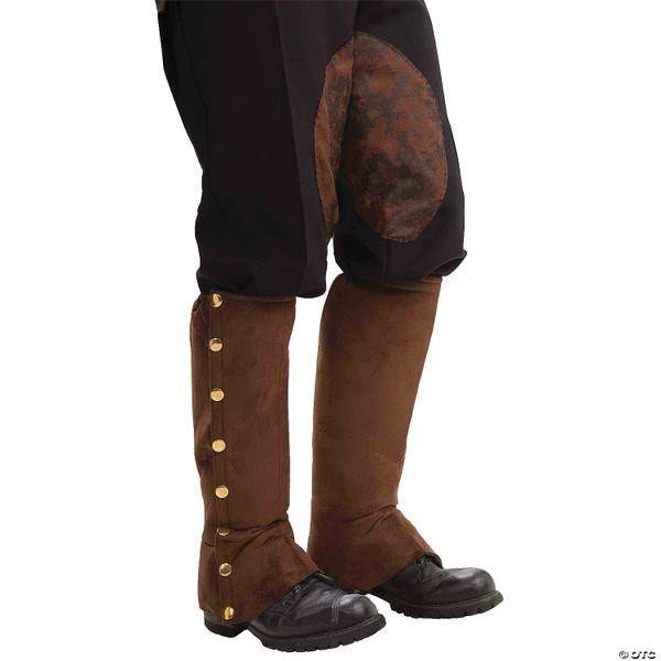 ADULT STEAMPUNK SPATS-BROWN N274-MR01FM66244