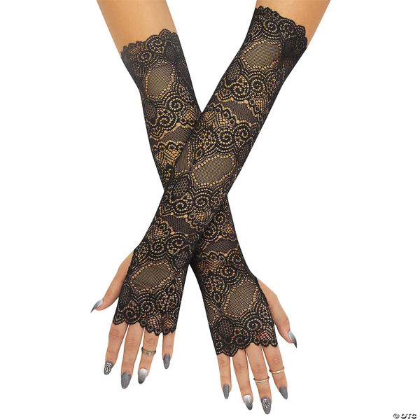 Gloves fingerless scalloped la N274-MR01FW90943L