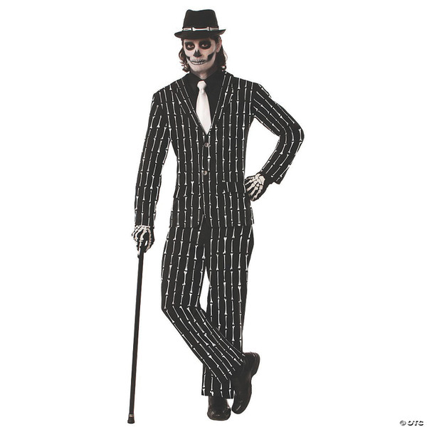 Men s Bone Pin Stripe Suit Costume N274-MR01FM73549