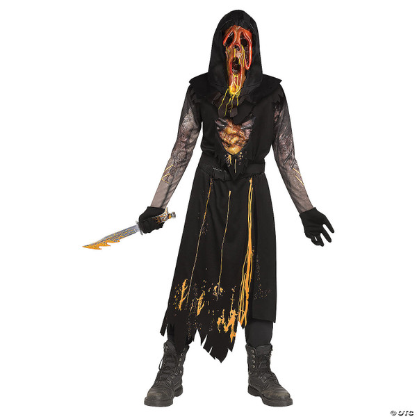 Child Scorched Ghost Face Costume Dead by Daylight N274-MR01FW105832LG