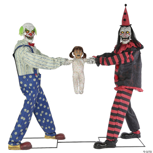 Animated clown tug of war prop M680-MR124651