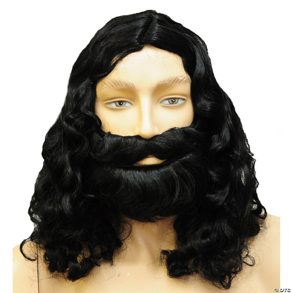 Biblical set special bargain wig-black M680-LW157BK