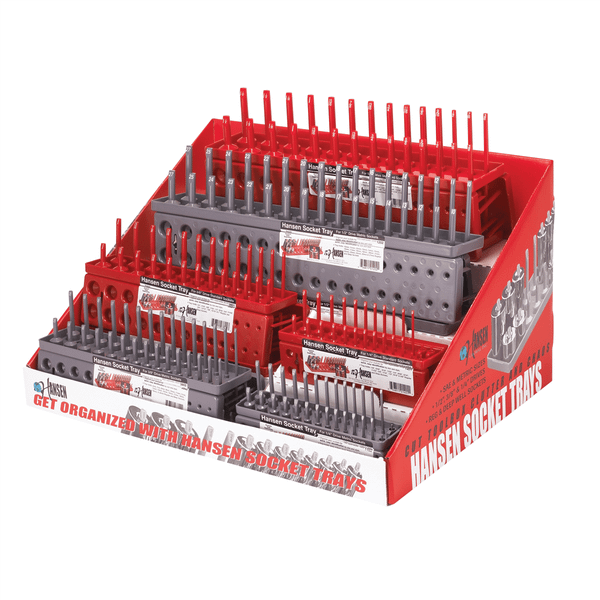 Hansen Global 24PC Socket Tray Display T398-HNE9910