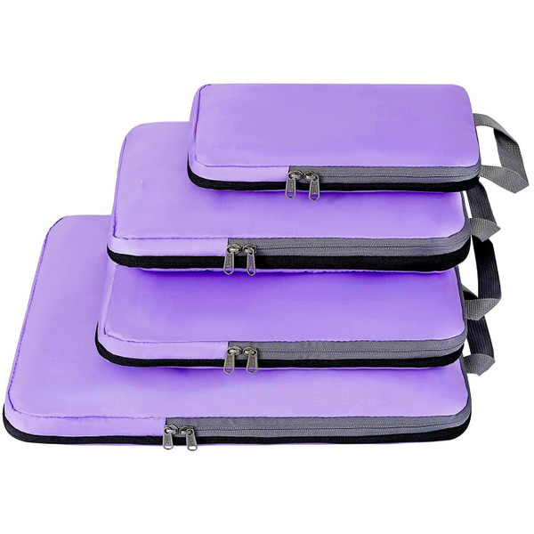 Color: Violet - Waterproof Travel Buggy Bag Four-piece Five-piece Set Q119-CJYD201090205EV