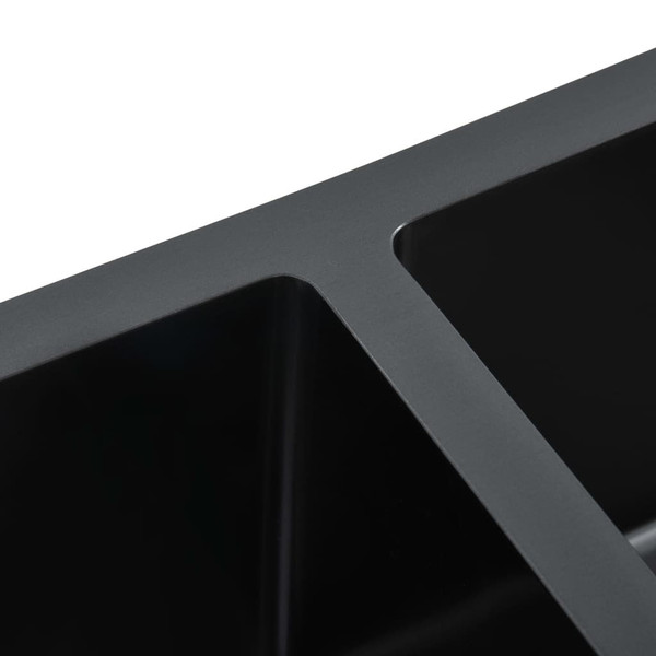 Handmade Kitchen Sink Black Stainless Steel A949-145085