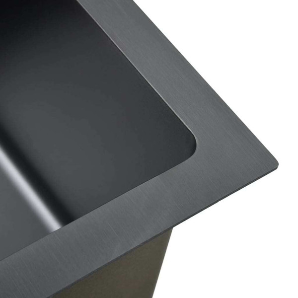 Handmade Kitchen Sink Black Stainless Steel A949-145083