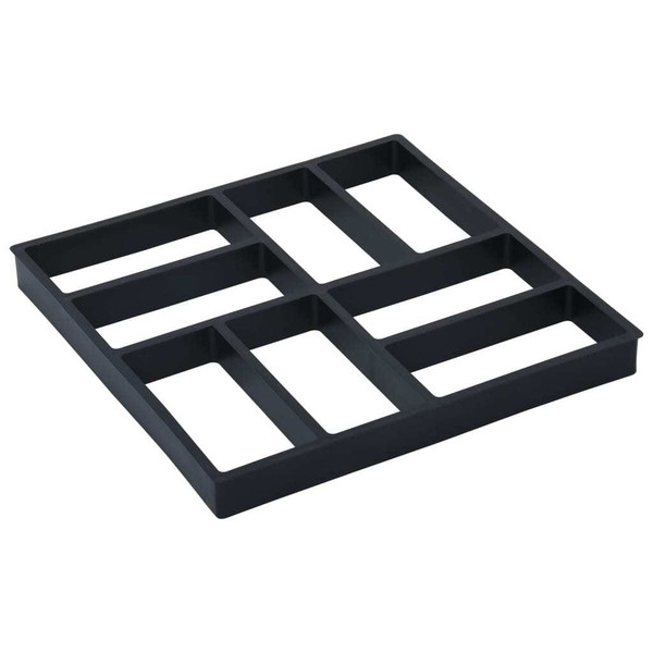 Pavement Molds 2 pcs 15.7"x15.7"x1.6" Plastic A949-48610